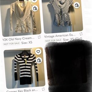 Bundle 3/$45Vintage Women's Sweater - XS, Copper Key, American Eagle, Old Navy